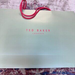 Ted Baker Light Green Empty Shopping/ Tote Bag In Great Shape!